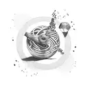 sisyphus tattoo design idea