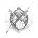 sisyphus tattoo design idea