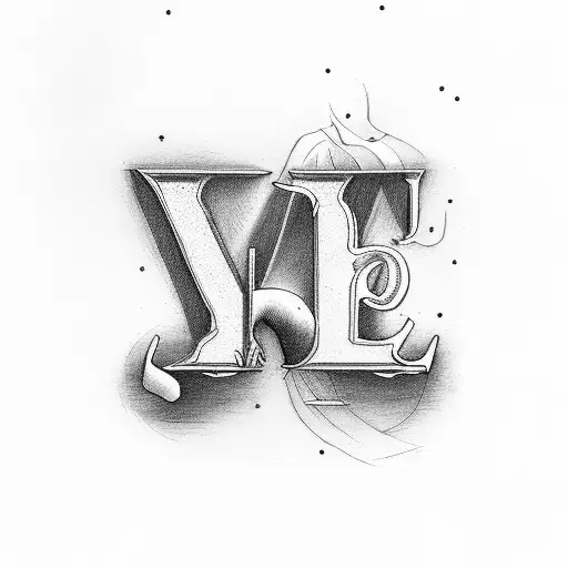 Tattoo Style Letter N Stock Illustrations – 143 Tattoo Style Letter N Stock  Illustrations, Vectors & Clipart - Dreamstime