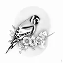 goldfinch tattoo design idea