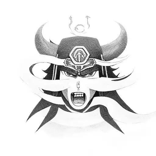 Illustrate Itachi Akatsuki as a guardian deity in a traditional Japanese irezumi style tattoo tattoo design idea