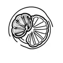 lemon and salt tattoo design idea