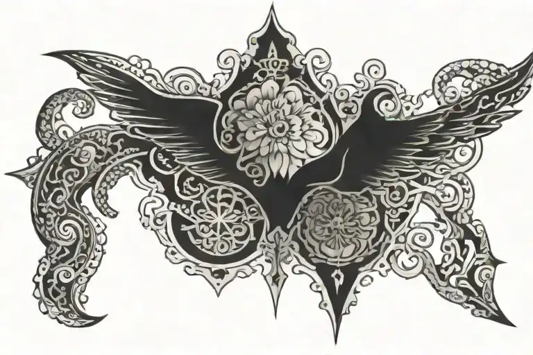 Psalms 56:11 tattoo design idea