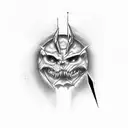 Mark of cain  tattoo design idea