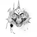 Mark of cain  tattoo design idea