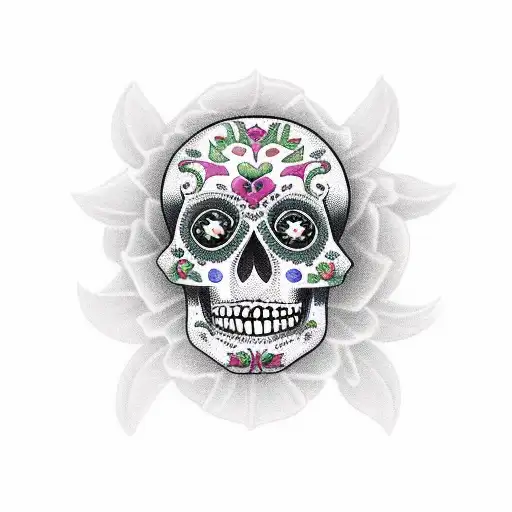 Irish Paramedic Sugar Skull tattoo design idea