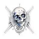 skeleton  tattoo design idea