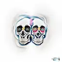 skeleton  tattoo design idea