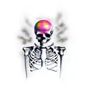 skeleton  tattoo design idea