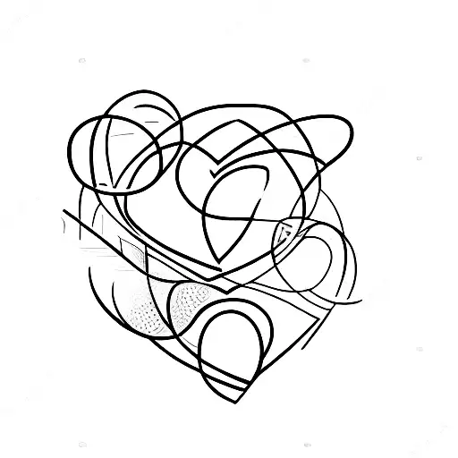 Love and Mathematics tattoo design idea