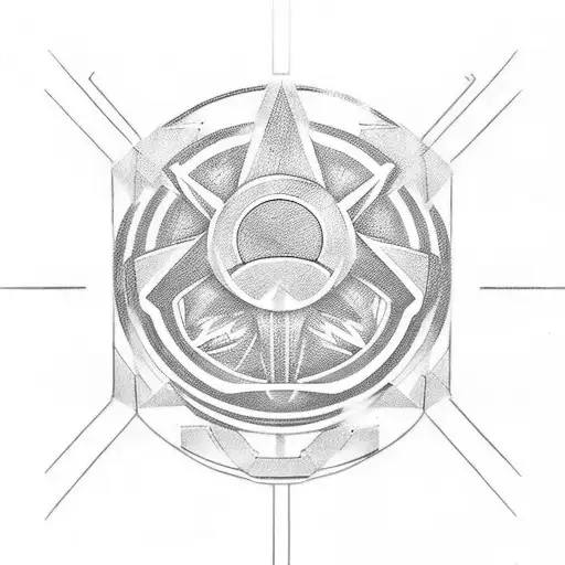 power rangers morpher tattoo design idea