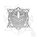 power rangers morpher tattoo design idea