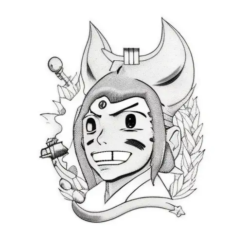 shikamaru nara character tattoo design idea