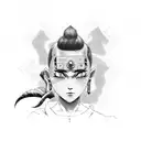 shikamaru nara character tattoo design idea