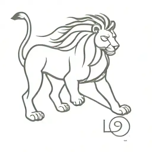 lion, warrior, time, karma, present moment,  tattoo design idea