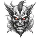 God of death ryuk death note tattoo design idea