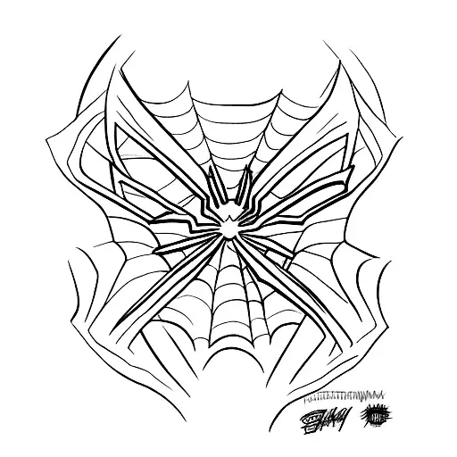spiderman tattoo design idea