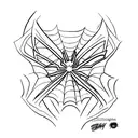 spiderman tattoo design idea