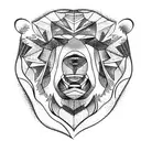 Bear tattoo design idea