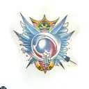 blunt mace tattoo design idea