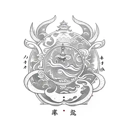 libra pisces cancer capricorn tattoo design idea