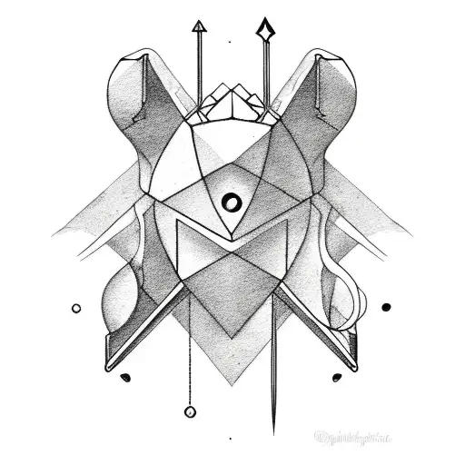 libra pisces cancer capricorn tattoo design idea