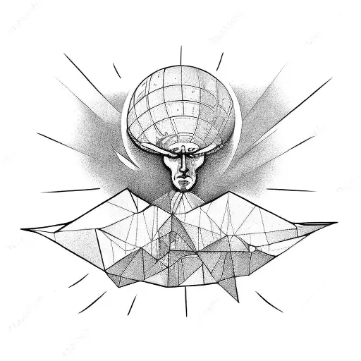 falling icarus tattoo design idea