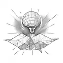 falling icarus tattoo design idea