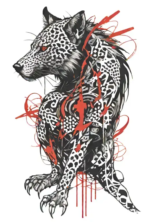 red rising howler tattoo design idea