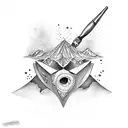 Lemon wedge coverup tattoo design idea