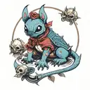 stitch gothic  tattoo design idea