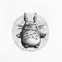 totoro SAL tattoo design idea