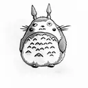 totoro SAL tattoo design idea