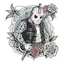 Jason from friday 13th  tattoo design idea