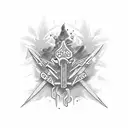 cocaine weed gambling tattoo design idea