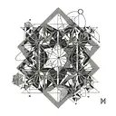 math and porm tattoo design idea