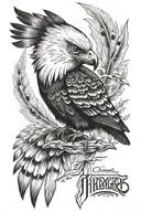 Cherokee thunderbird tattoo design idea