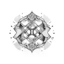  tattoo with "one day at a time" text tattoo design idea