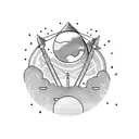  tattoo with "one day at a time" text tattoo design idea