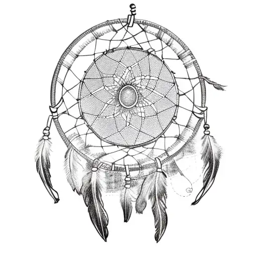 dream catcher with smith woven into it.  tattoo design idea