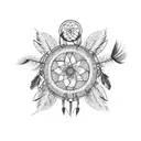 dream catcher with smith woven into it.  tattoo design idea