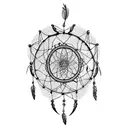 dream catcher with smith woven into it.  tattoo design idea