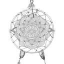dream catcher with smith woven into it.  tattoo design idea