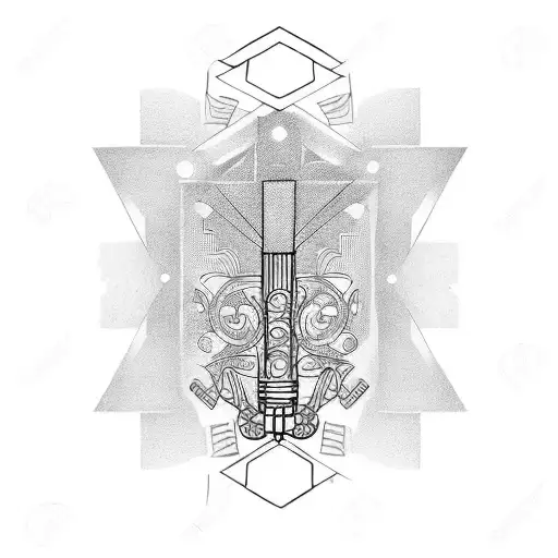 clarinet tattoo design idea