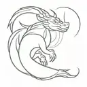 mushu mulan tattoo design idea