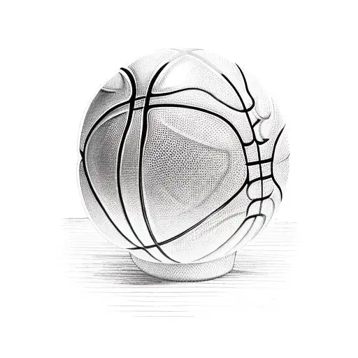 A stack of books forming a basketball hoop, symbolizing the intersection of knowledge and sports tattoo design idea