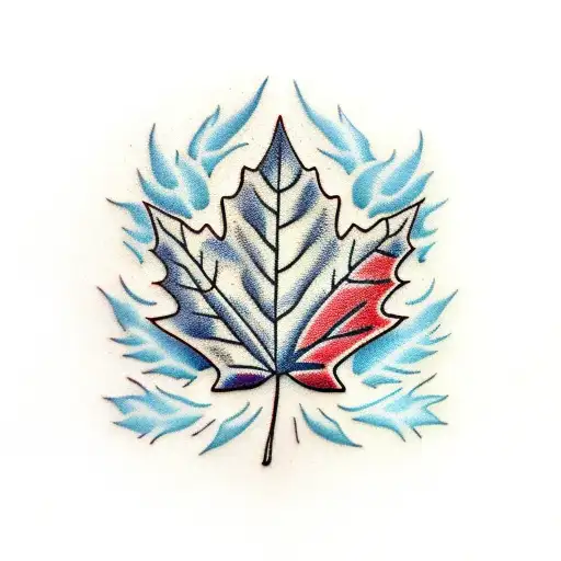 Maple Leaf tattoo design idea