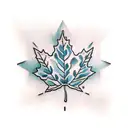 Maple Leaf tattoo design idea