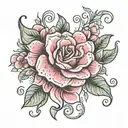 preemie baby girl tattoo design idea
