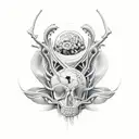 anatomy tattoo design idea